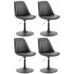 Lot de 4 chaises de salle à...