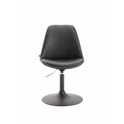 Lot de 4 chaises de salle à manger Maverick B similicuir noir