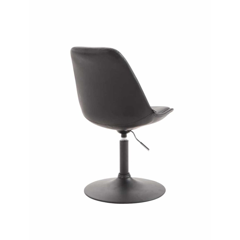 Lot de 4 chaises de salle à manger Maverick B similicuir noir