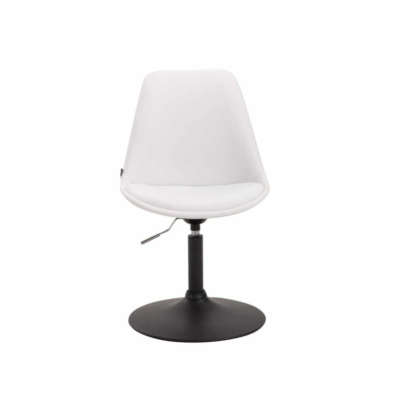 Lot de 4 chaises de salle à manger Maverick B similicuir blanc