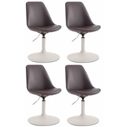 Lot de 4 chaises de salle à...