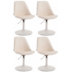 Lot de 4 chaises de salle à...