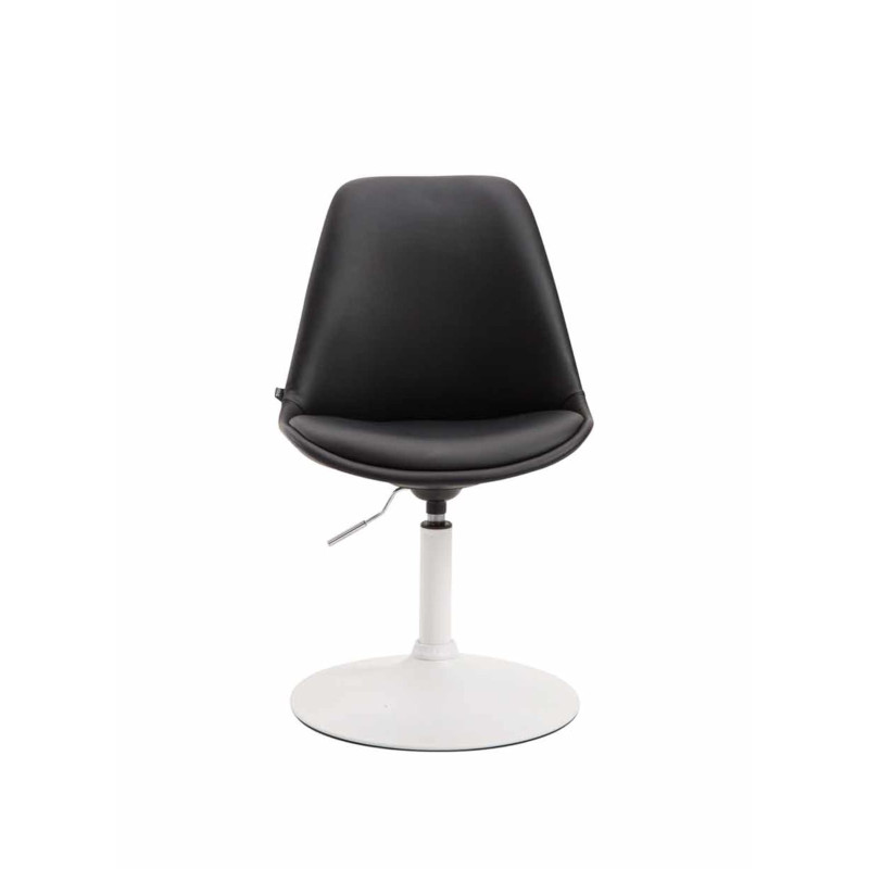 Lot de 4 chaises de salle à manger Maverick W similicuir noir