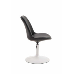Lot de 4 chaises de salle à manger Maverick W similicuir noir