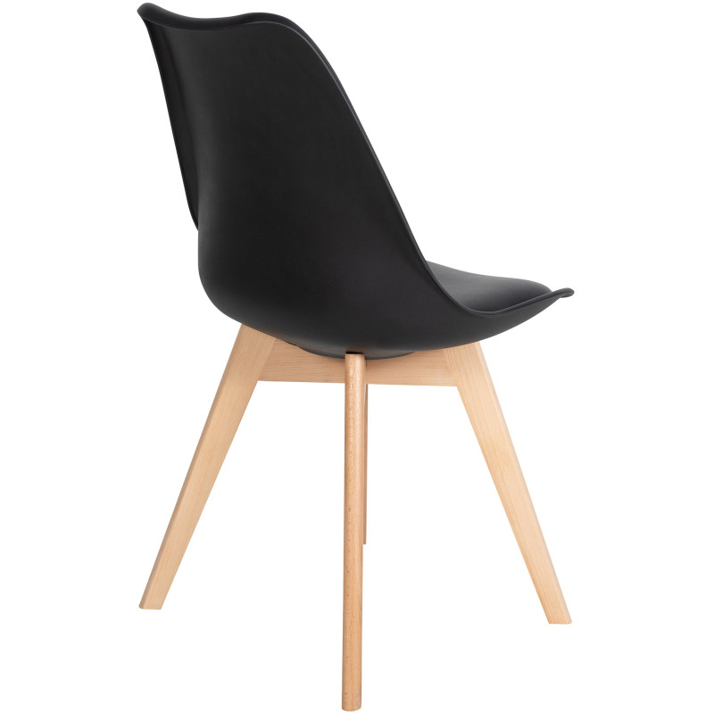Ensemble de 6 chaises de salle à manger Ramsey en noir