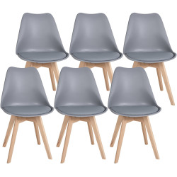 Ensemble de 6 chaises de...