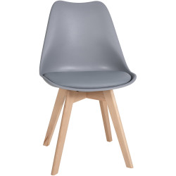 Ensemble de 6 chaises de salle à manger Ramsey en gris