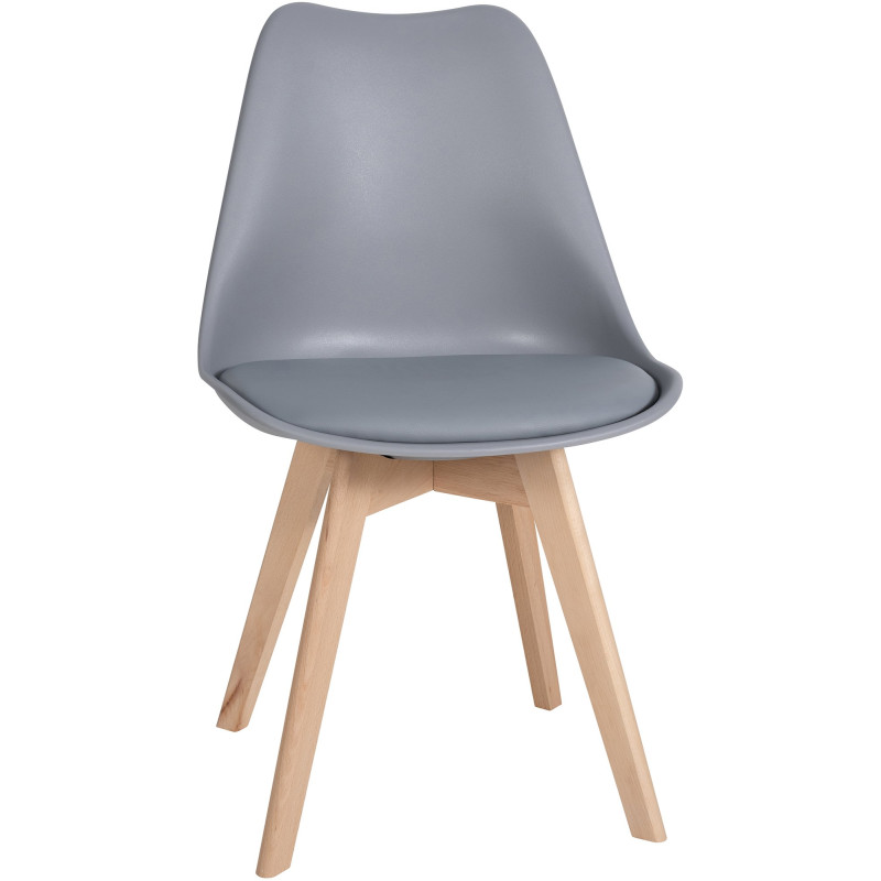 Ensemble de 6 chaises de salle à manger Ramsey en gris