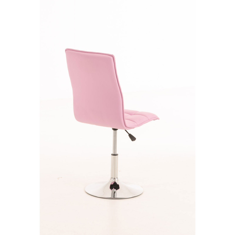 Chaise de salle à manger Pékin rose