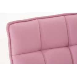 Chaise de salle à manger Pékin rose