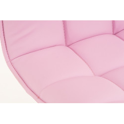 Chaise de salle à manger Pékin rose