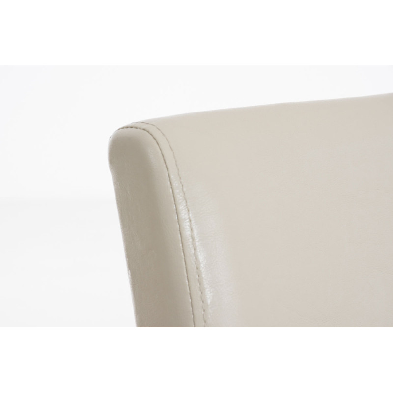 Chaise de salle à manger Ina noir crème