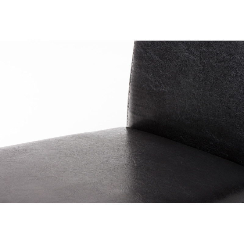 Chaise de salle à manger Ina noir marron