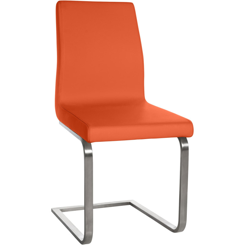 Chaise de salle à manger Belfort orange