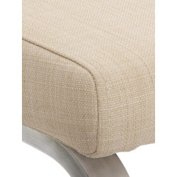 Chaise de salle à manger Belfort TISSU crème