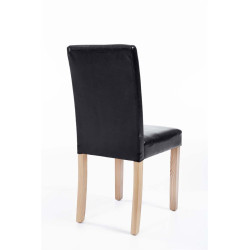 Chaise de salle à manger Ina Natura noire