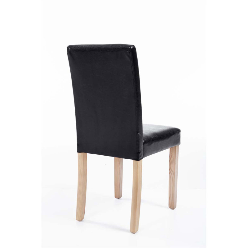 Chaise de salle à manger Ina Natura noire