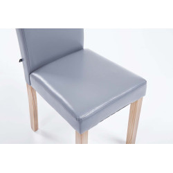 Chaise de salle à manger Ina natura grise
