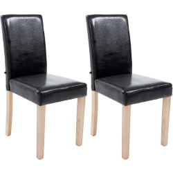 Lot de 2 chaises de salle à...