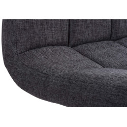 Ensemble de 2 tabourets de bar Peru, tissu C gris clair