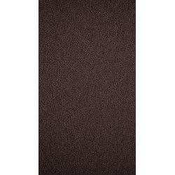Chaise de salle à manger Zadar en tissu marron foncé antique