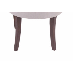 Lot de 2 chaises de salle à manger en tissu Aberdeen gris antique