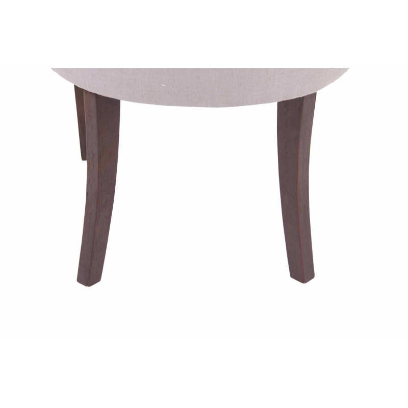 Lot de 2 chaises de salle à manger en tissu Aberdeen gris antique
