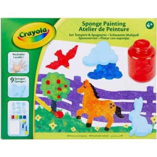 Créatif - CRAYOLA - Atelier de Peinture - Kit de dessin et peinture lavable! Des 4 ans