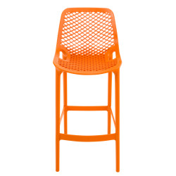 Ensemble de 2 tabourets de bar Air orange