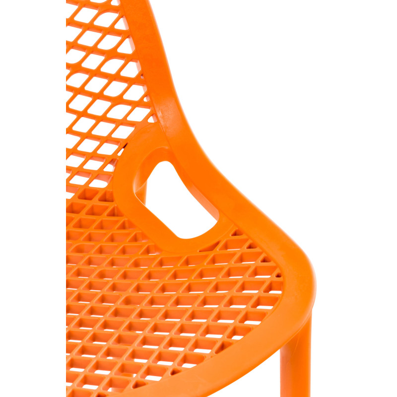 Ensemble de 2 tabourets de bar Air orange