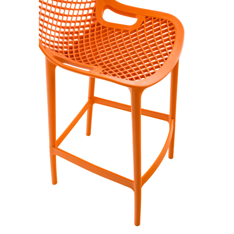 Lot de 2 tabourets de bar Air orange