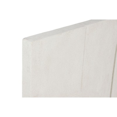 Décoration murale Home ESPRIT Blanc Moderne Décapé 80 x 6 x 80 cm (2 Unités)