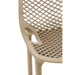 Ensemble de 2 tabourets de bar Air boue