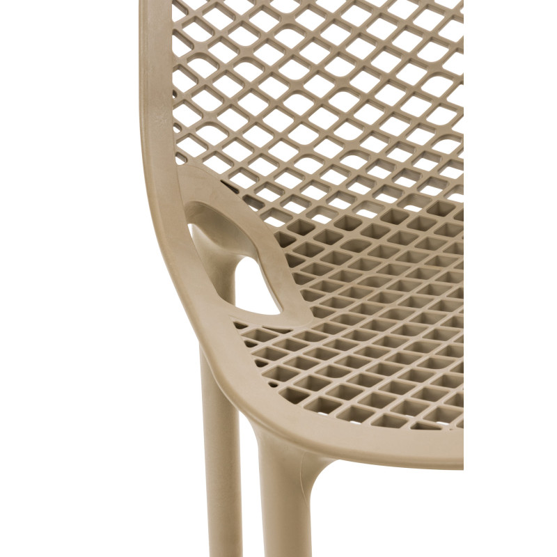 Ensemble de 2 tabourets de bar Air boue