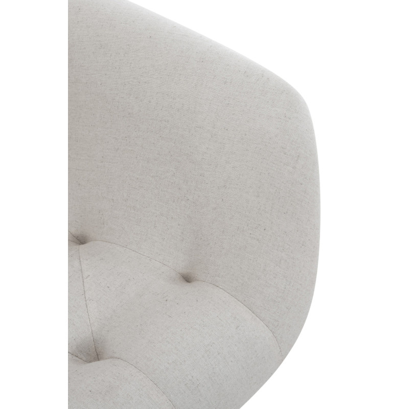 Chaise de salle à manger Langford en tissu beige