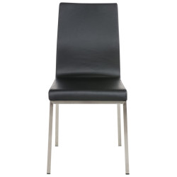 Lot de 2 chaises de salle à manger Colmar noires