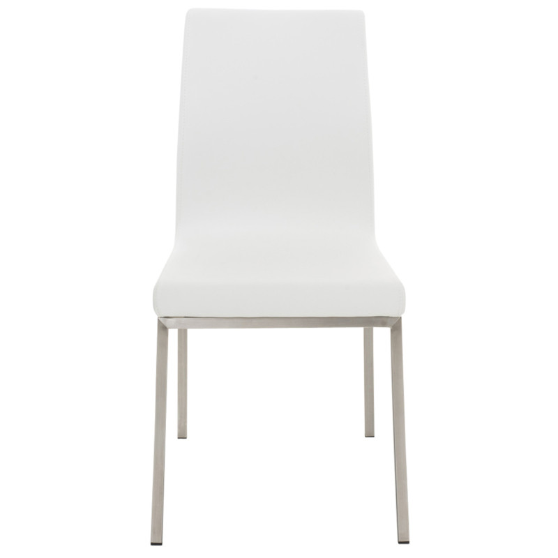Lot de 2 chaises de salle à manger Colmar blanches
