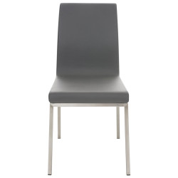 Lot de 2 chaises de salle à manger Colmar grises