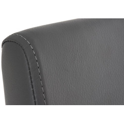 Lot de 2 chaises de salle à manger Colmar grises