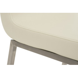 Lot de 2 chaises de salle à manger Colmar crème