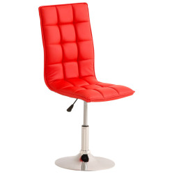 Lot de 2 chaises de salle à manger Pékin rouges