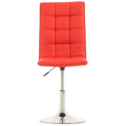 Lot de 2 chaises de salle à manger Pékin rouges