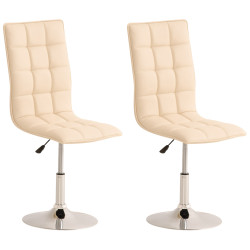 Lot de 2 chaises de salle à...