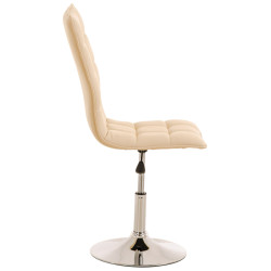 Lot de 2 chaises de salle à manger Pékin crème