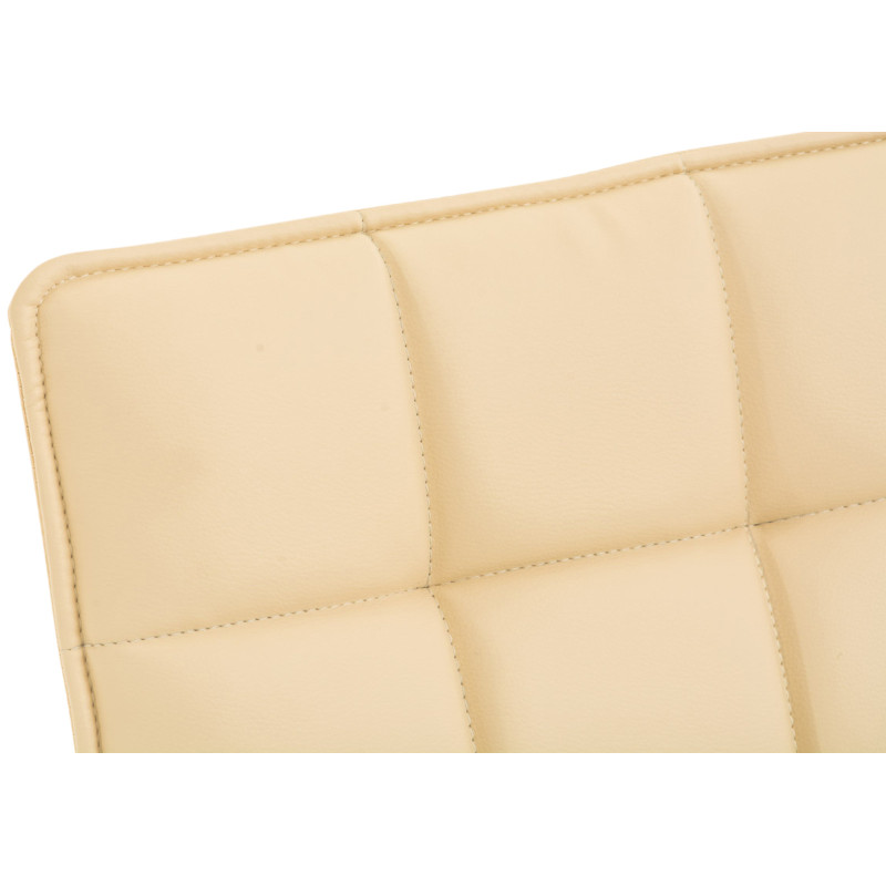 Lot de 2 chaises de salle à manger Pékin crème