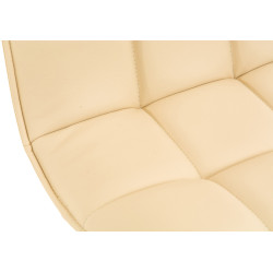 Lot de 2 chaises de salle à manger Pékin crème