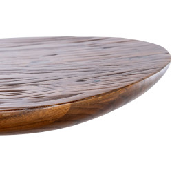 Tabouret de bar Skelde en noyer