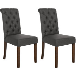 Lot de 2 chaises de salle à...