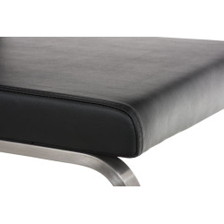 Lot de 2 chaises de salle à manger Belfort noires