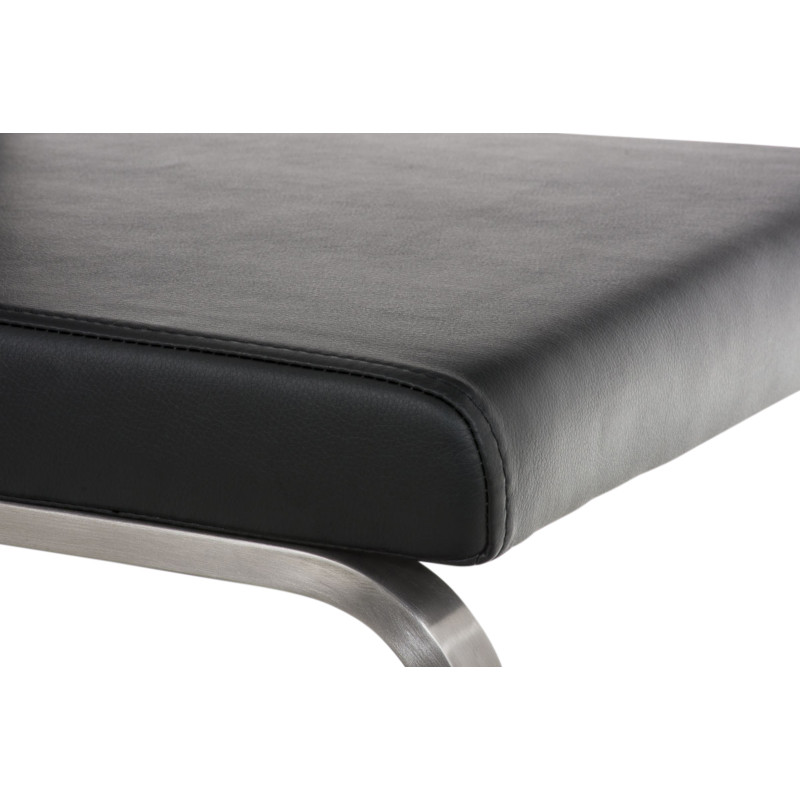 Lot de 2 chaises de salle à manger Belfort noires